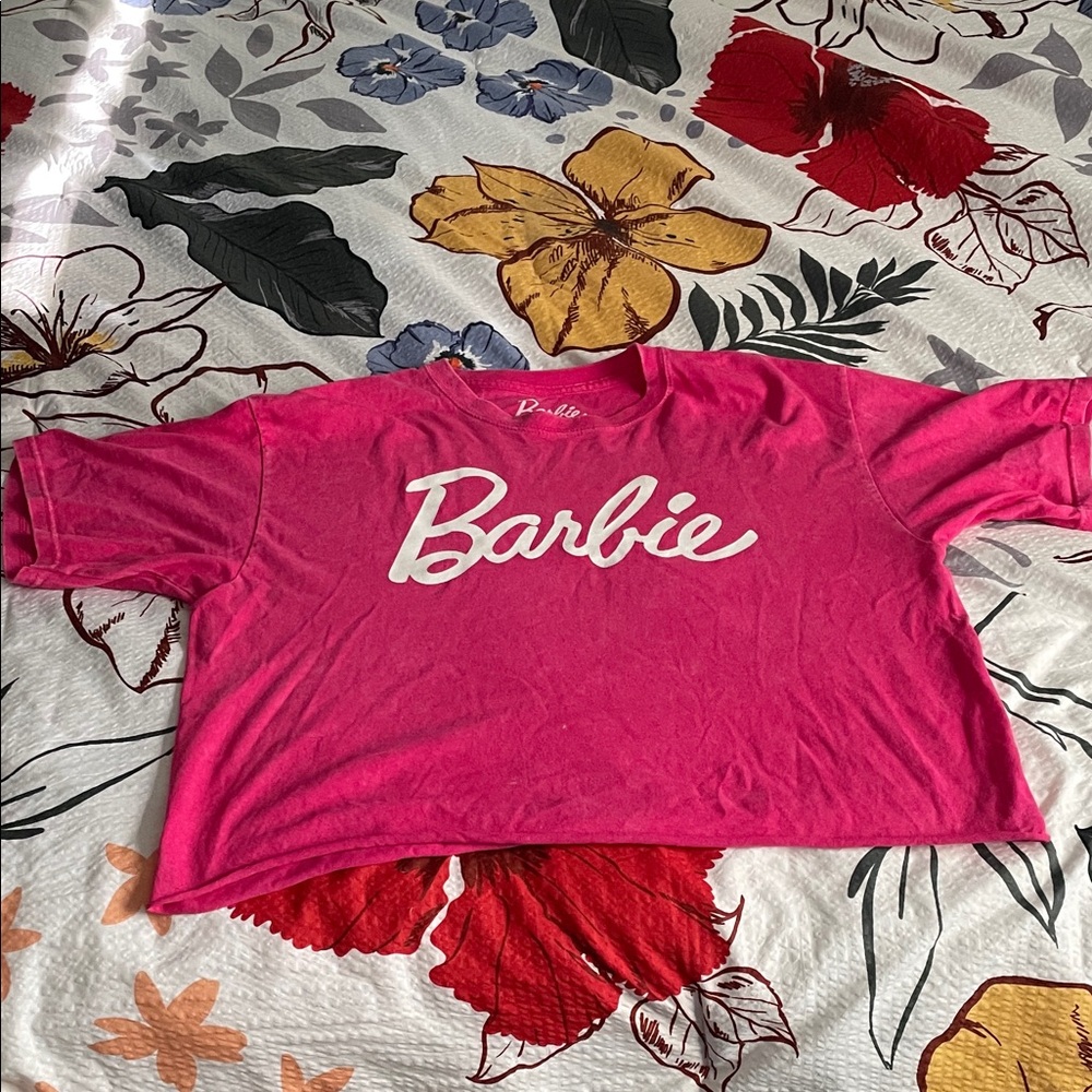 Barbie Hot Pink Crop Top
